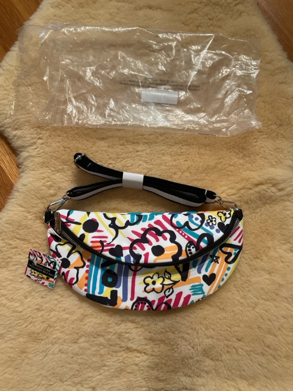 Brighton Graffiti Love crossbody belt bag